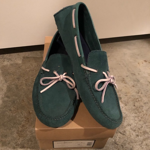 Cole Haan Other - Cole Haan Green Suede Driver